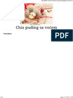 Chia Puding Sa Voćem - Gastro Priče - Gastro