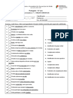 P8 Ficha Formativa FUNCOES SINTATICAS VersaoA Jan2017