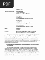 Implementing the President's Border Security and Immigration Enforcement [draft memo]