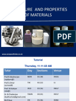 THE NATURE AND PROPERTIES OF MATERIALS