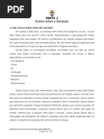 Apostila de Novos Convertidos Para Batismo