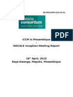 iNSCALE inception meeting report - iCCM in Mozambique