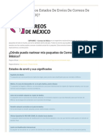 ¿Qué Significan Los Estados de Envíos de Correos de México (SEPOMEX)