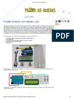 Projeto Arduino Com Display LCD