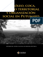 Petróleo, Coca, Despojo Territorial y Organización Social en Putumayo