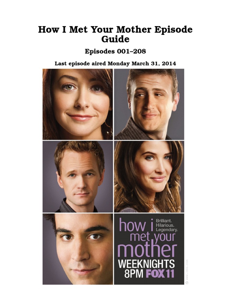 Himym PDF | PDF | Network Shows