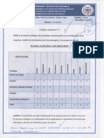 Trabajo Autònomo Matriz de Principios y Valores