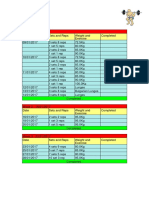 Complete Smolov Squat Routine Log and Results