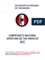 Bases Campeonato Apertura 2017 Revisado
