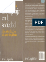 Romaine - El Lenguaje en La Sociedad PDF