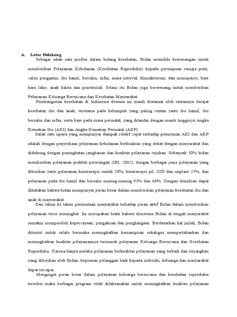 Makalah Bidan Delima