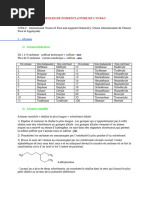 Nomenclature IUPAC