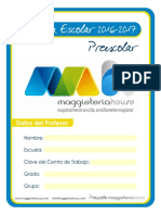 Agenda Preescolar Maggisteria 2016