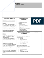 Unit Lesson Plan - Time Period First Grade Integrated Literacy Block Title/Topic/Theme: Unit Summary