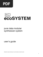 EcoSYSTEM Manual