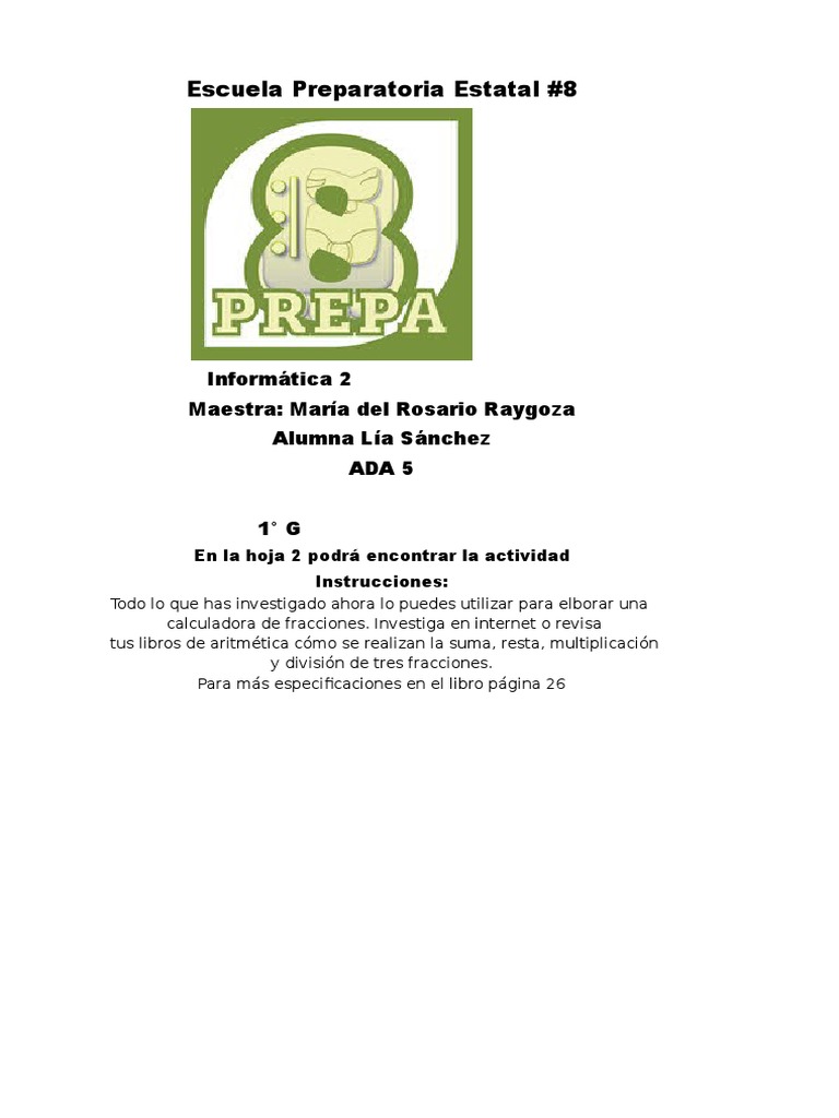 Ada 5 | PDF