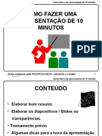 Como apresentar em 10 min