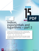 Chap 15 Indices Exponentials and Logarithms 2 PDF