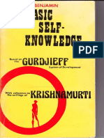 Harry Benjamin - Basic Self Knowledge Through Gurdjieff and Krishnamurti