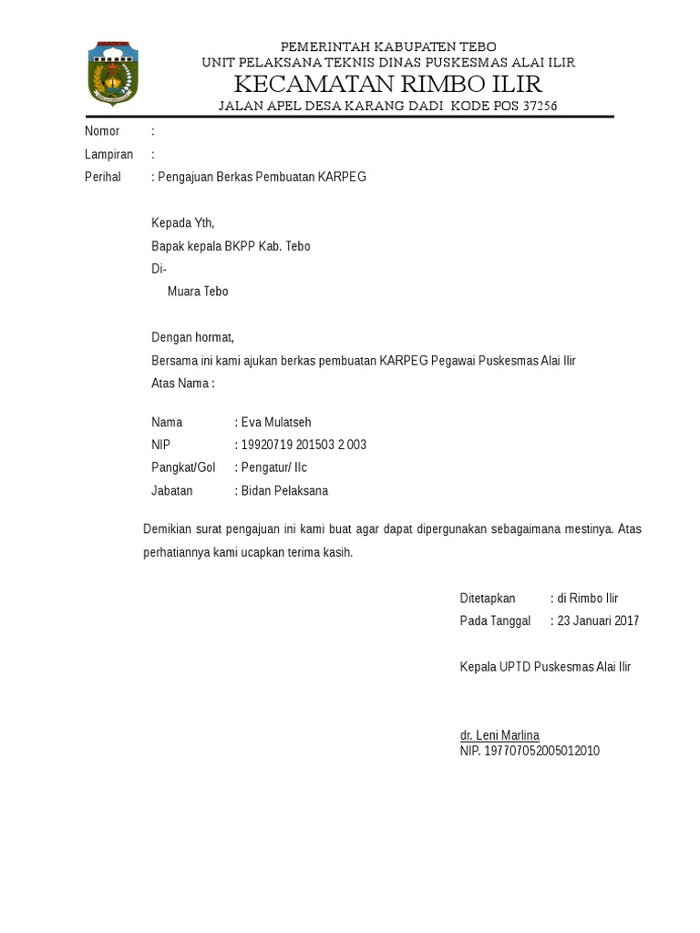 Surat Pengantar