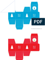 Caja Imprimible Navidad PDF