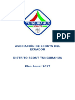 Plan Distrital Scout Tungurahua