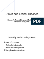 Ethics and Ethical Theories