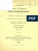 A Hand-Book of Hindu Pantheism-The Panchadasi