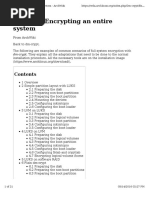 Dm-Crypt/encrypting An Entire System: Dm-Crypt. They Explain All The Adaptations That Need To Be Done To The Normal