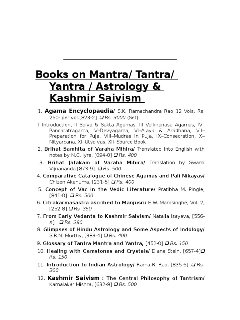 Comprehensive Guide to Tantra & Mantra | PDF | Tantra | Advaita