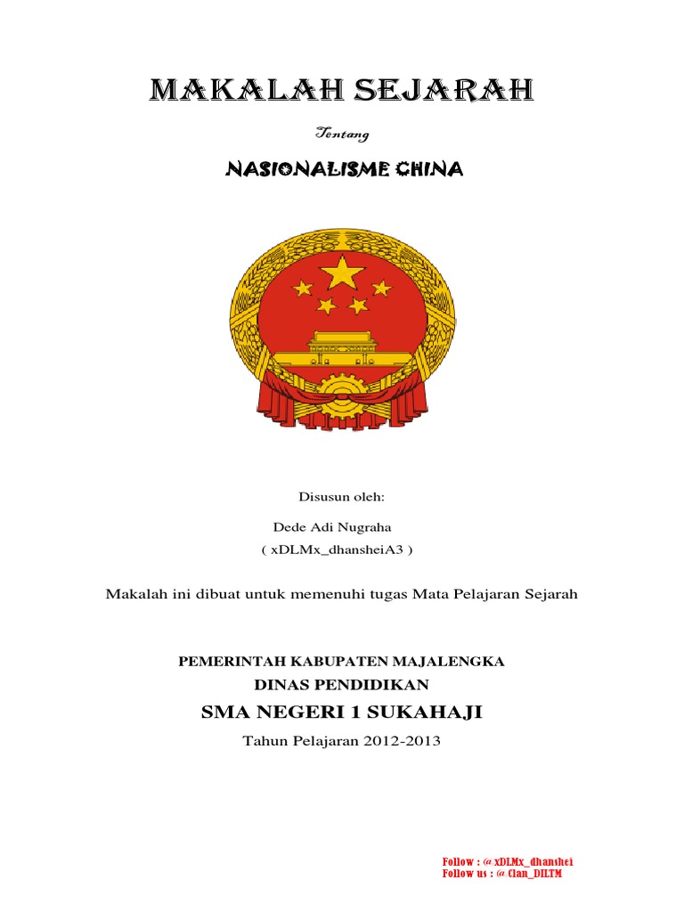 Makalah Sejarah Nasionalisme China Pdf