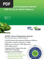 Suse Linux Enterprise Server SAP & HA & HANA Platform: Eduardo Diaz