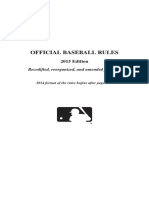 Official Baseball Rules PDF