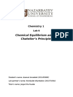 Chemical Equilibrium and Le Chatelier's Principle: Chemistry 1