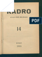 Kadro Dergisi Sayı 14 - Şubat 1933