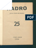 Kadro Dergisi Sayı 25 - İkinci Kânun 1934