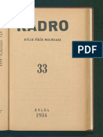 Kadro Dergisi Sayı 33 - Eylül 1934