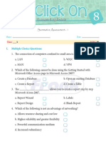 Click On Class 8 Summative Assessment 1
