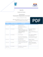 Agenda Rueda de Prensa