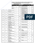 Datesheet SSC A 2017