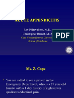 Acute Appendicitis: Roy Phitayakorn, M.D. Christopher Brandt, M.D