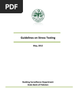 Guidelines On Stress Testing