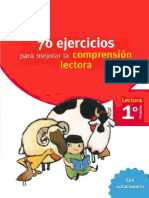 Ejercicios de Comprensión Lectora Con Solucionario PDF