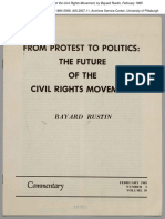 Bayard Rustin From Protest To Politics