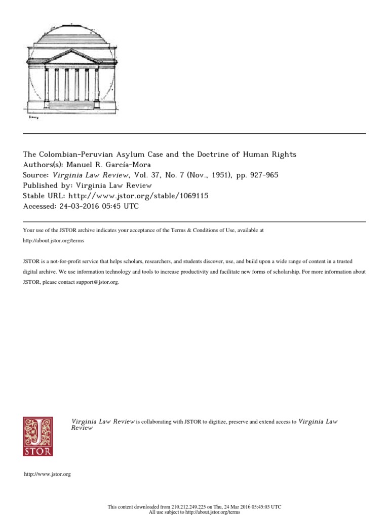 Asylum Case Refugee Natural And Legal Rights