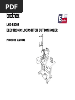 Instruction Manual Brother LH4-B800 E