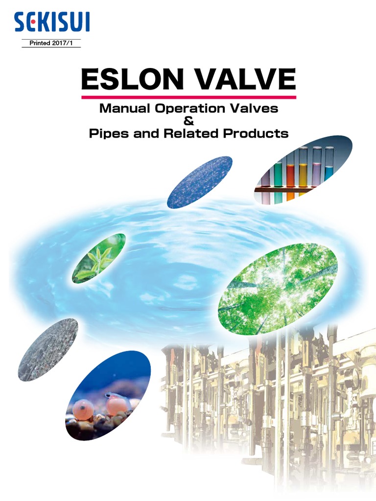 Eslon Manual Operation Valves Guide | PDF | Valve | Hydraulics