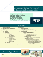 Reducing Negative Health Impacts of Flooding: Diarrhoea and Psychological Problems of Survivors in Developing Countries