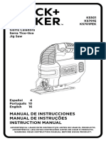 KS501 KS701E KS701PEK: Manual de Instrucciones Manual de Instruções Instruction Manual