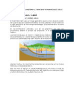 Factores Que Afectan La Capacidad Portantes Del Suelo